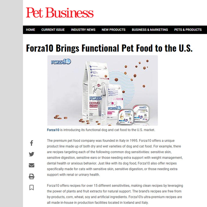 Pet Business Features Forza10!