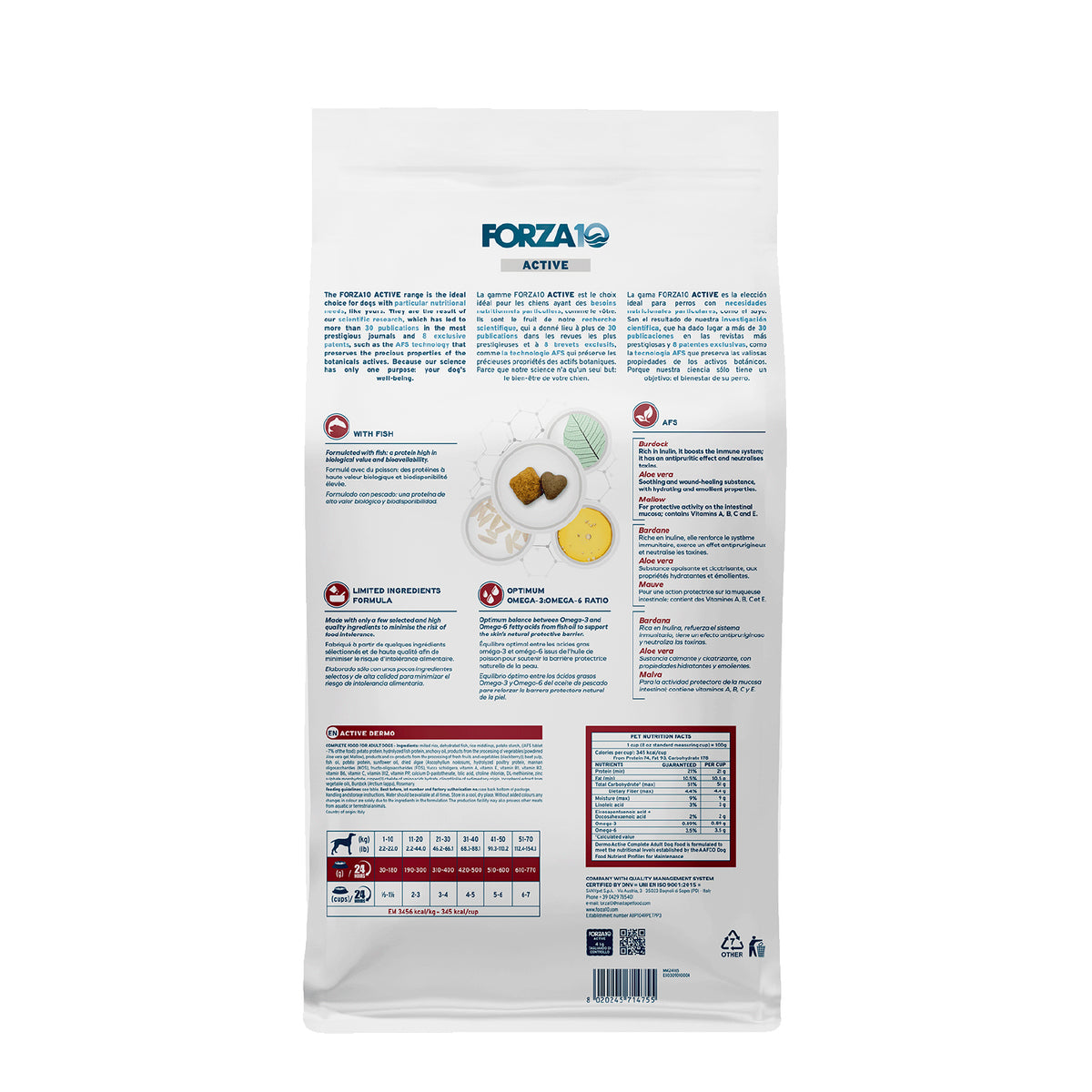 Forza10 Nutraceutic Active Dermo Support Dog Food – Forza10 America