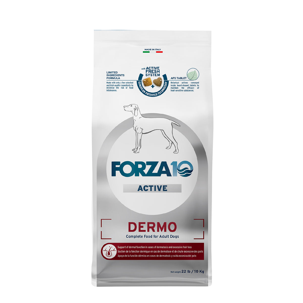 Dermo Dry Dog Food for Itchy Skin & Coat Health, Fish Flavor