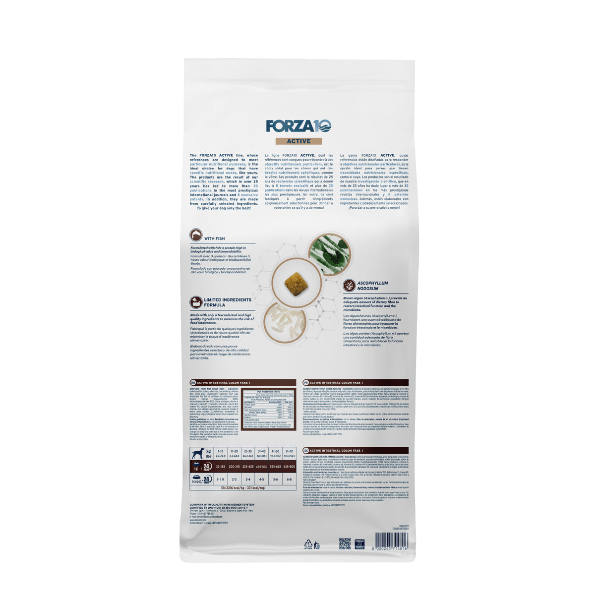 Colon Dry Dog Food for Digestive Support, Fish Flavor – Forza10