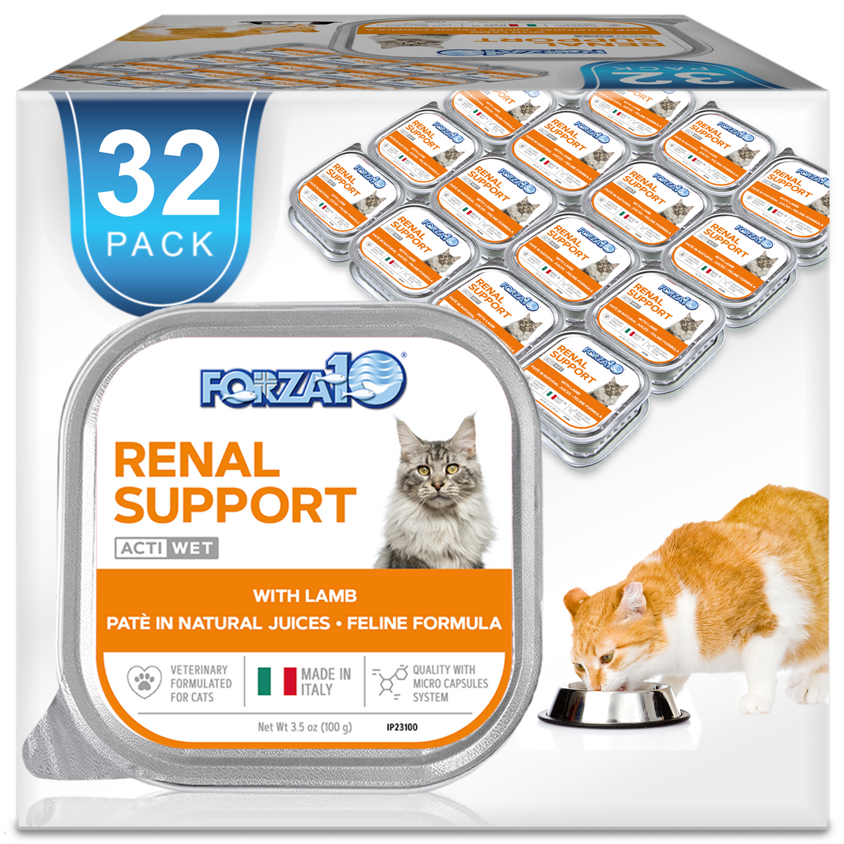 Forza10 Nutraceutic Actiwet Renal Support Wet Cat Food Forza10 America