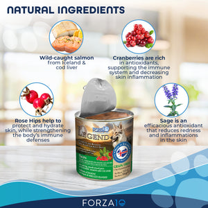 Forza10 Nutraceutic Legend Skin Icelandic Fish Recipe Grain-Free Canned Dog Food