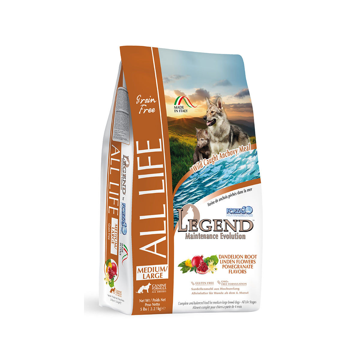 Forza10 Nutraceutic Legend All Life Medium Large Breed Grain