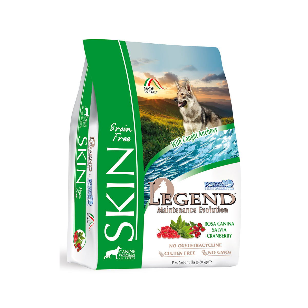 Forza10 Nutraceutic Legend Skin Grain Free Wild Caught Anchovy Dry