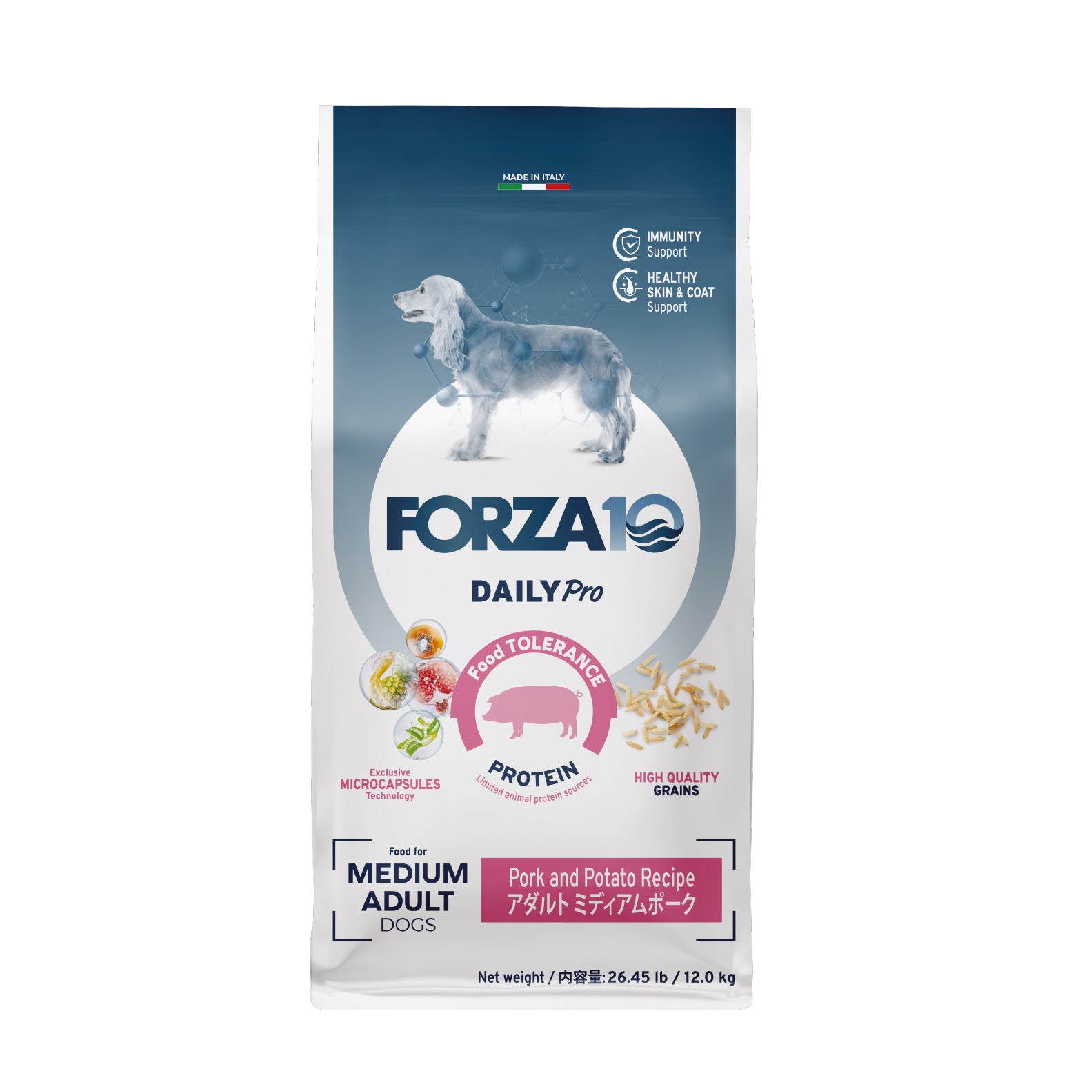 DailyPro Dry Dog Food for Maintenance, Medium Adult, Pork & Potato