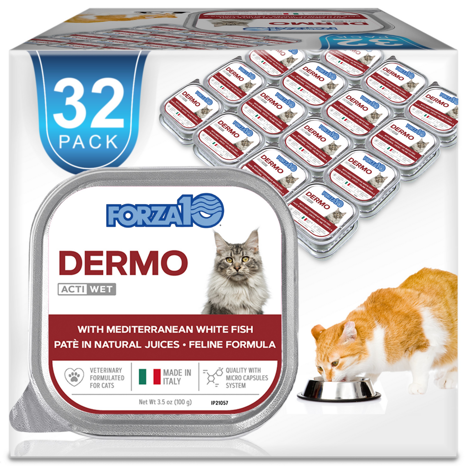 Forza10 Actiwet Dermo Salmon Wet Cat Food