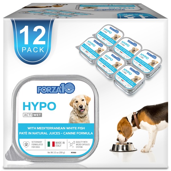 Hypo Wet Dog Food for Allergies, Skin & Coat Support, Fish Flavor