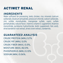 Load image into Gallery viewer, Forza10 Nutraceutic Actiwet Renal Support Wet Dog Food
