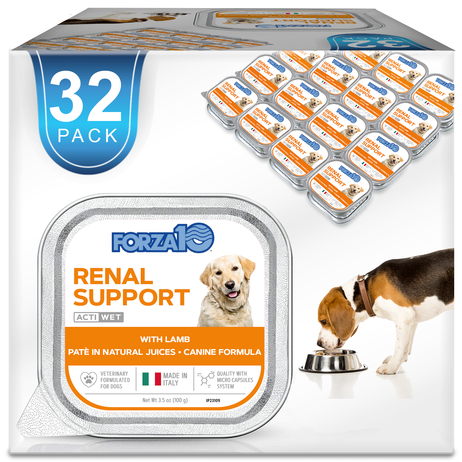 Renal Wet Dog Food for Kidney Support, Lamb Flavor – Forza10 America Renal Wet Dog Food for Kidney Support, Lamb Flavor – Forza10 America