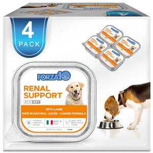 Renal Wet Dog Food for Kidney Support, Lamb Flavor – Forza10 America
