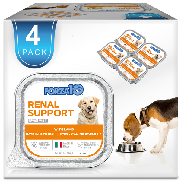 Renal Wet Dog Food for Kidney Support, Lamb Flavor – Forza10 America