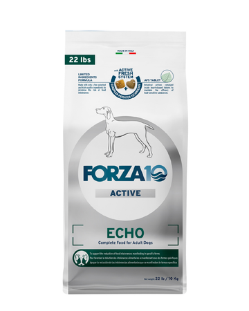 FORZA10 ACTIVE ECHO 4kg エコーアクティブ フォルツァ Echo Dry Dog Food for Ear Health & Food Sensitivities, Fish Flavor