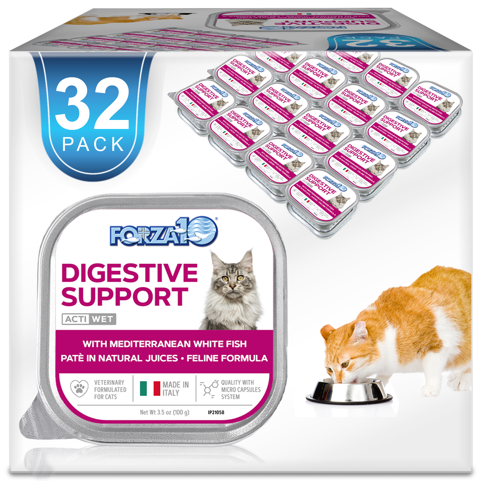 Cat food to prevent diarrhea clearance