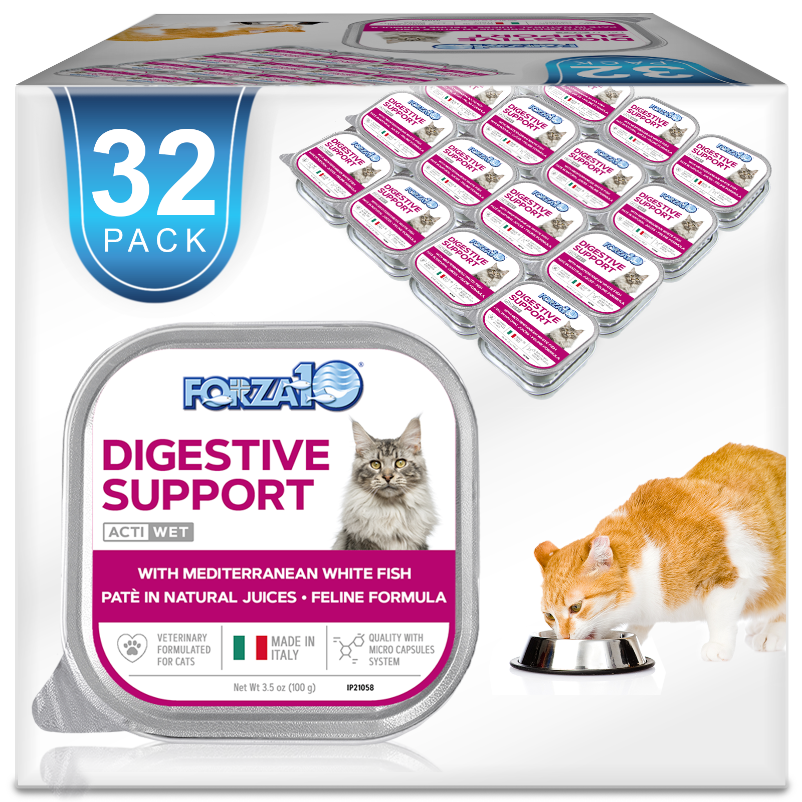 Forza10 Nutraceutic Active Intestinal Support Diet Dry Cat Food Forza10 America