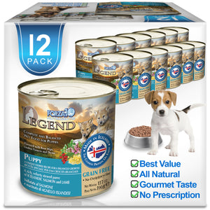 Forza10 Nutraceutic Legend Puppy Icelandic Salmon & Lamb Recipe Grain-Free Canned Dog Food
