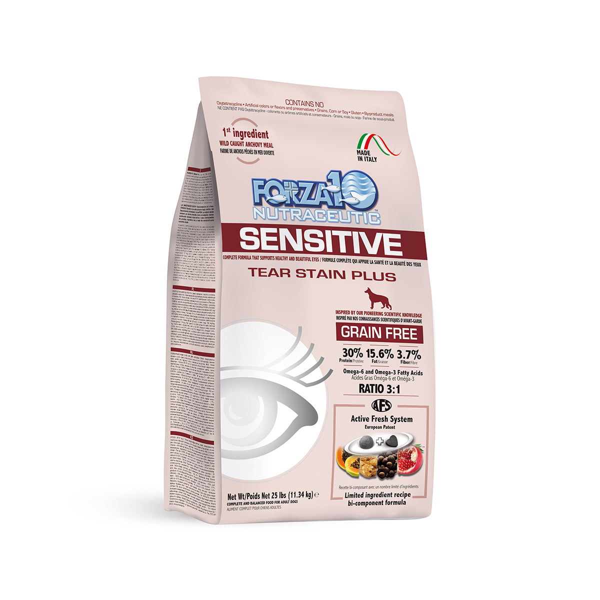 Forza10 Nutraceutic Sensitive Tear Stain Plus Grain Free Dry Dog