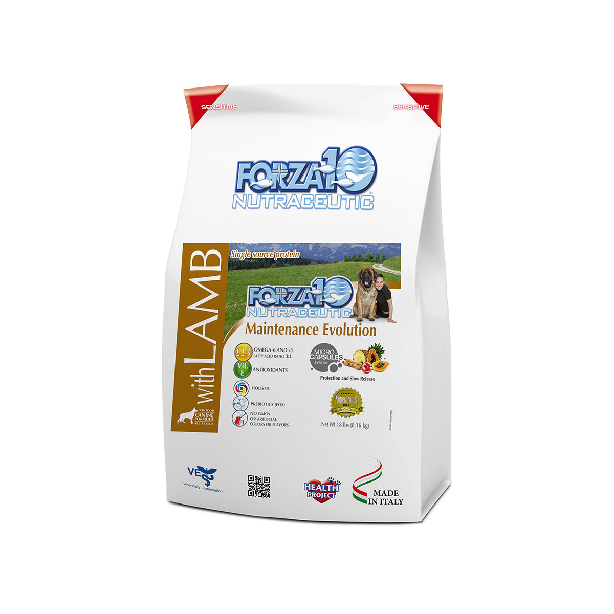 Forza10 Nutraceutic Maintenance Evolution Lamb Dry Dog Food